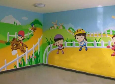 宁化幼儿园墙体彩绘制作流程及注意事项