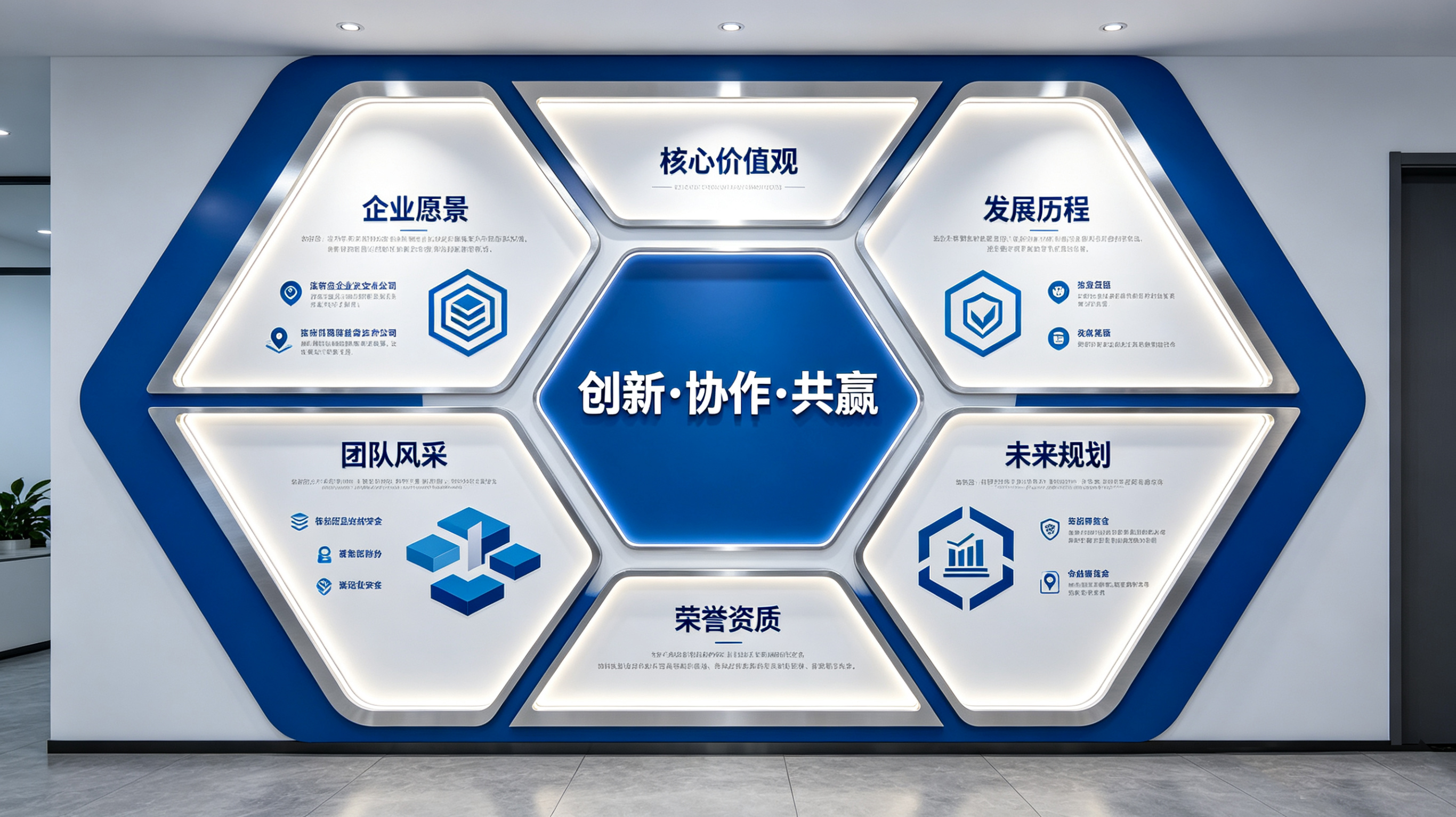 宁化企业文化墙六边形避坑指南（新手常犯5个错误）